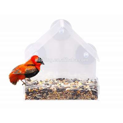 Wholesale Large Window Bird Feeder from Tranquil Outdoors - Clear Acrylic provides a unique See 010