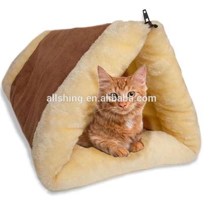 2-in-1 Pet Bed Snooze Tunnel and Mat for Pets Cats Dogs and Kittens for Travel or Home